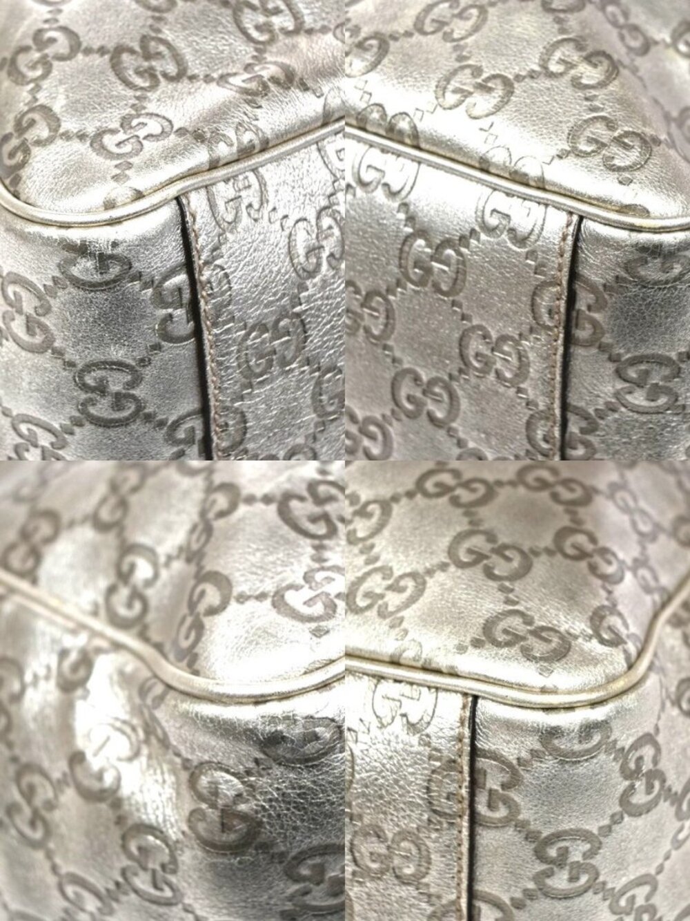 GUCCI Logo GG Pattern Positano Scarf Shoulder Bag Leather Gole GHW Italy 79YJ136 - Picture 7 of 16